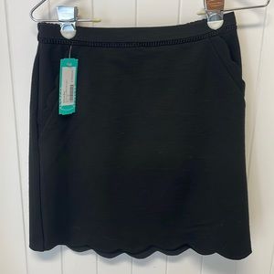 Black Scallop Hem Skirt stitchfix